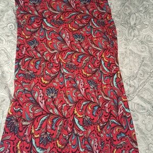 Multi color maxi skirt